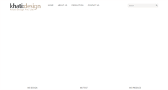 Desktop Screenshot of khatidesign.com